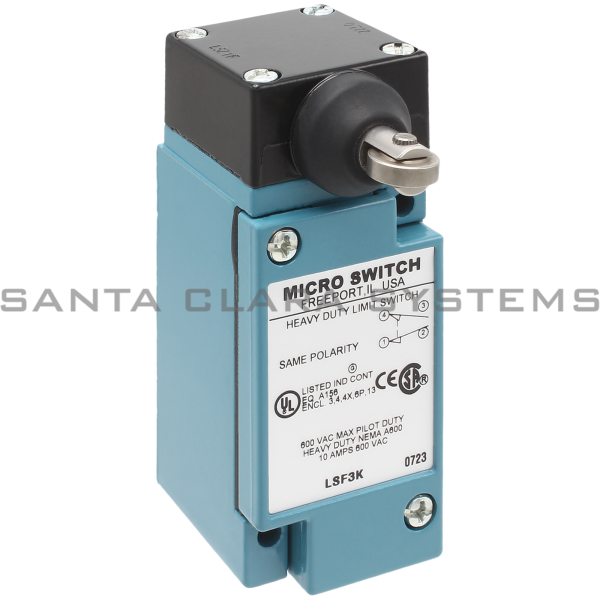 Honeywell LSF3K Limit Switch | MicroSwitch Product Image