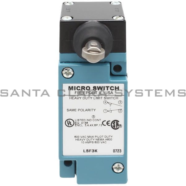 Honeywell LSF3K Limit Switch | MicroSwitch Product Image