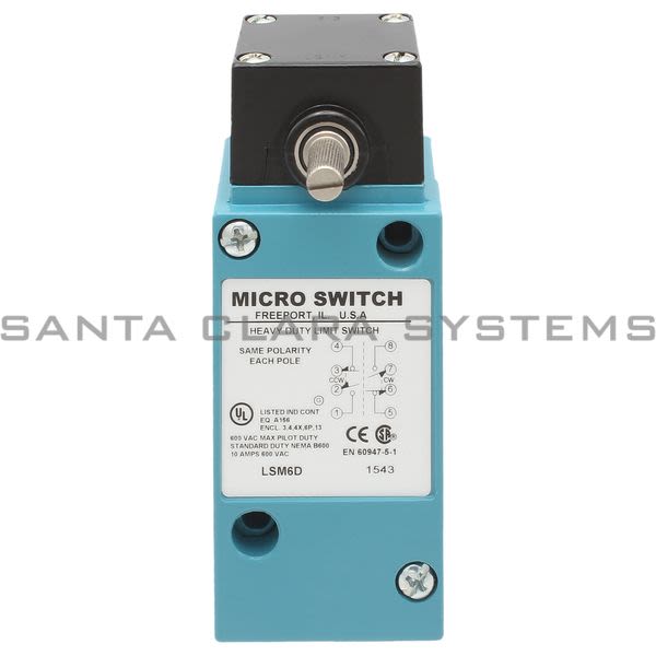 Honeywell LSM6D Limit Switch | MicroSwitch Product Image