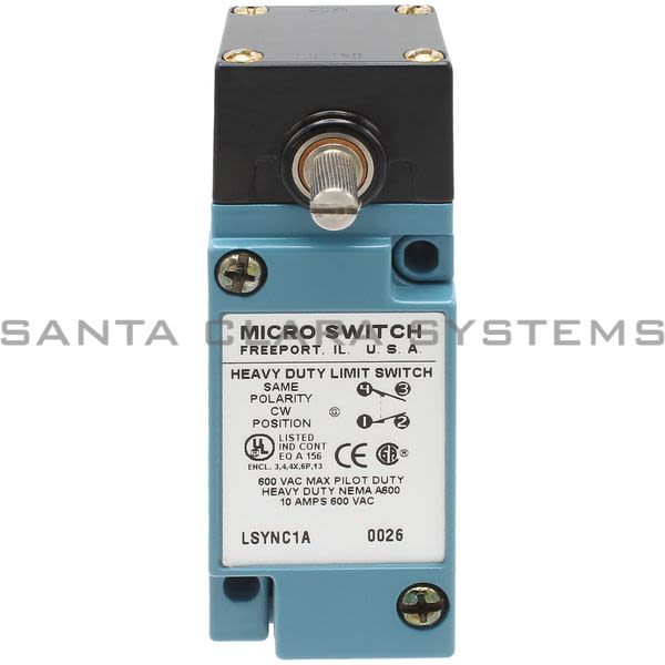 Honeywell LSYNC1A Limit Switch | Microswitch Product Image