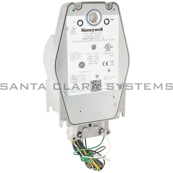 Honeywell MS4109F1210 2-Position Direct-Coupled Damper Actuator Product Image