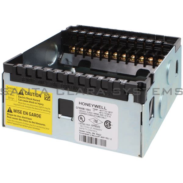 Honeywell Q7800B1003 Burner Control Subbase Product Image