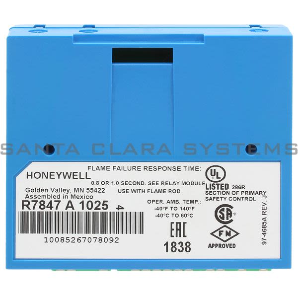 Honeywell R7847A 1025  Flame Amplifier Product Image