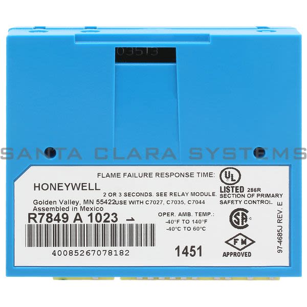 Honeywell R7849A1023 Flame Amplifier Product Image