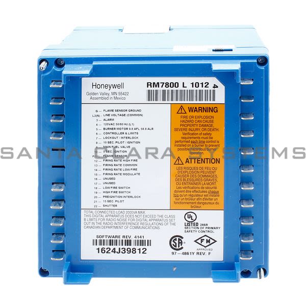 Honeywell RM7800L1012 Burner Control Product Image