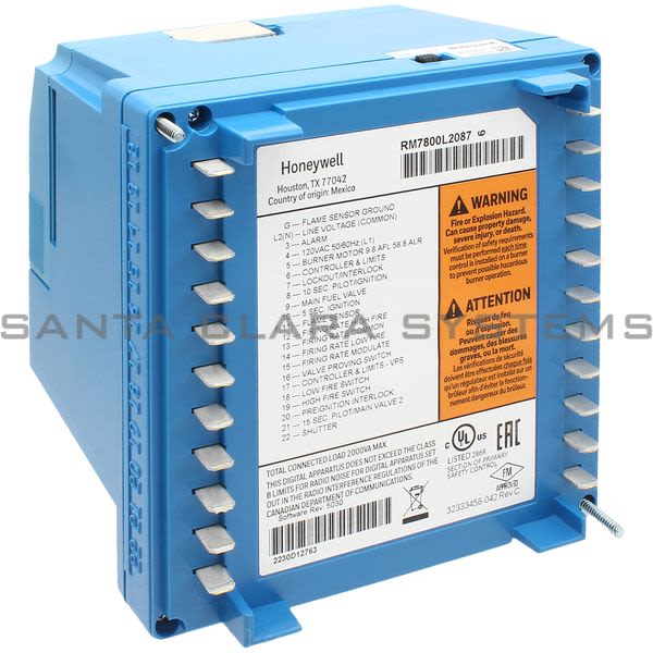 Honeywell RM7800L2087 Burner Control Product Image