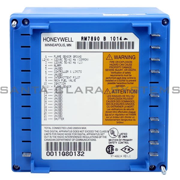 Honeywell RM7890B1014 Burner Control Product Image