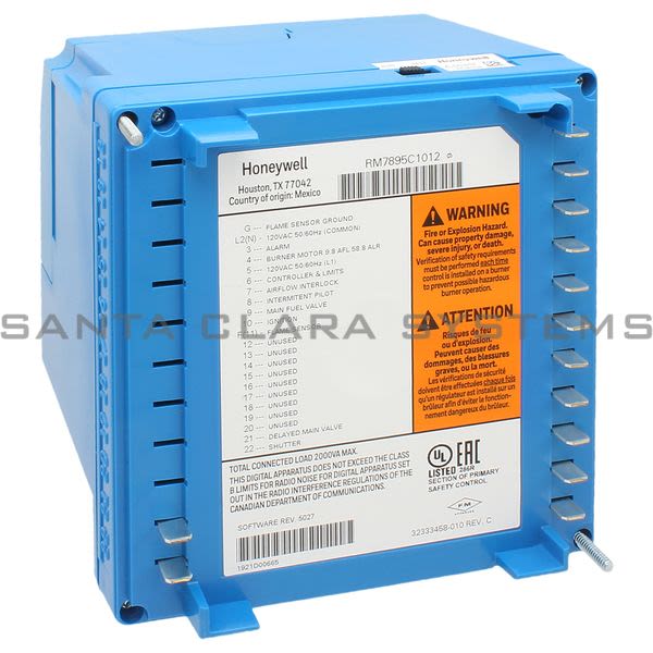 Honeywell RM7895C1012 Automatic Programming Control RM7895C1012 Product Image