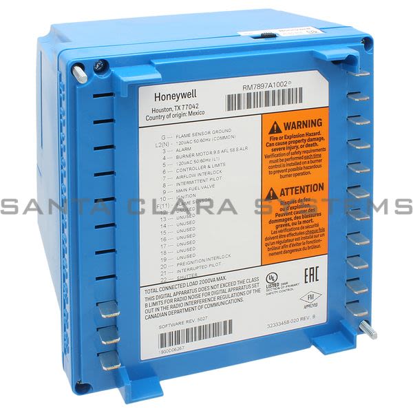 Honeywell RM7897A1002 Burner Control Product Image