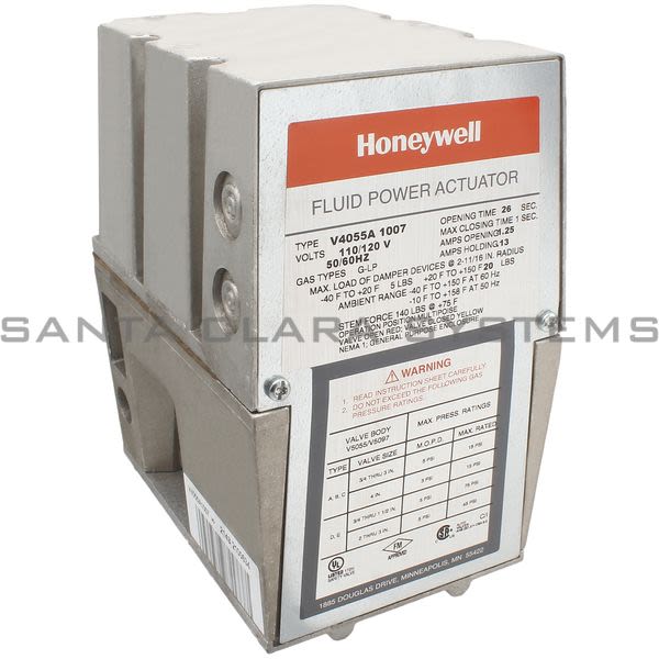 Honeywell V4055A1007 Gas Valve Actuator Product Image