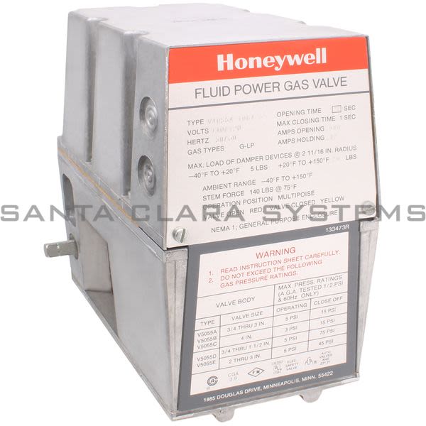 Honeywell V4055A1064 Fluid Power Gas Valve Product Image