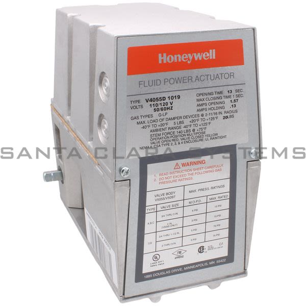 Honeywell V4055D1019 Fluid Power Actuator Product Image