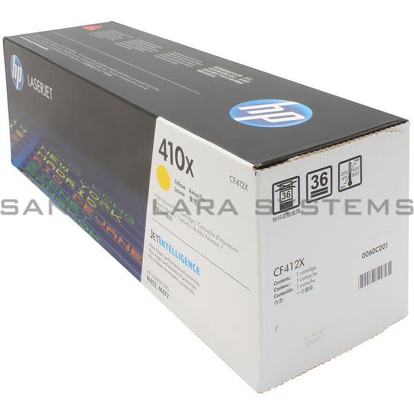 HP CF412X 410X LaserJet High-Yield Toner Cartridge | Yellow Product Image