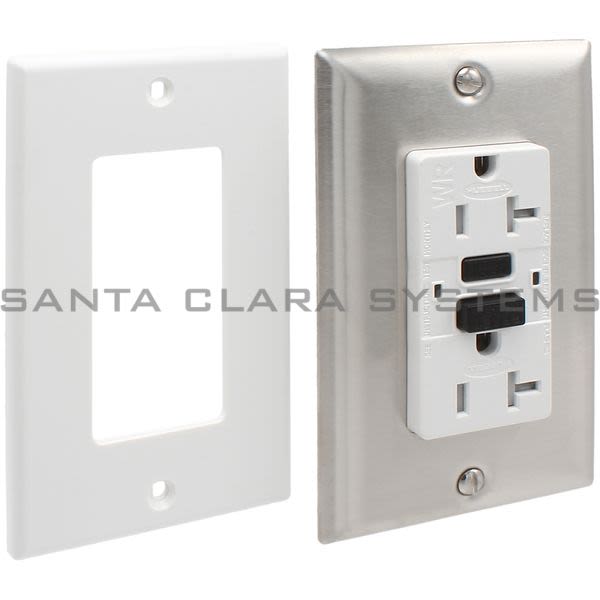 Hubbell GF5362SGW Ground Fault Receptacle Product Image