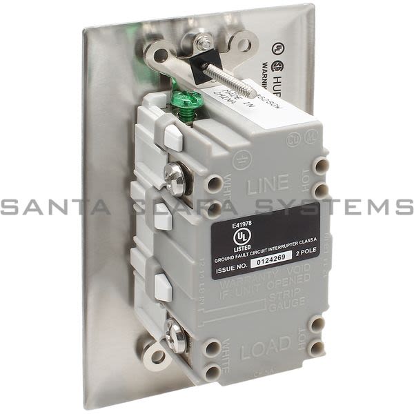 Hubbell GF5362SGW Ground Fault Receptacle Product Image