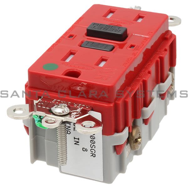 Hubbell GF8200SGR Hospital-Grade Receptacle Product Image