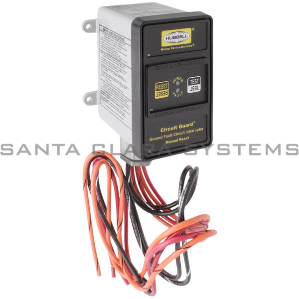 Hubbell GFHW530 Circuit Guard Extra Heavy Duty Hard Wired GFCI with Manual Set Product Image