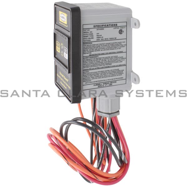 Hubbell GFHW530 Circuit Guard Extra Heavy Duty Hard Wired GFCI with Manual Set Product Image