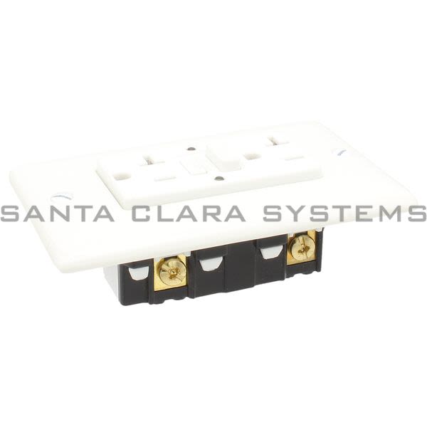 Hubbell GFRST20W GFCI Commercial Self Test 20A 125V White Product Image