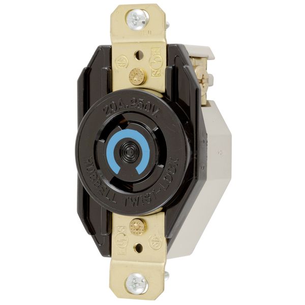 Hubbell HBL2320 Flush Receptacle | Twist-Lock Product Image