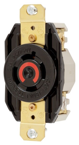 Hubbell HBL2410 Twist-Lock Receptacle Product Image