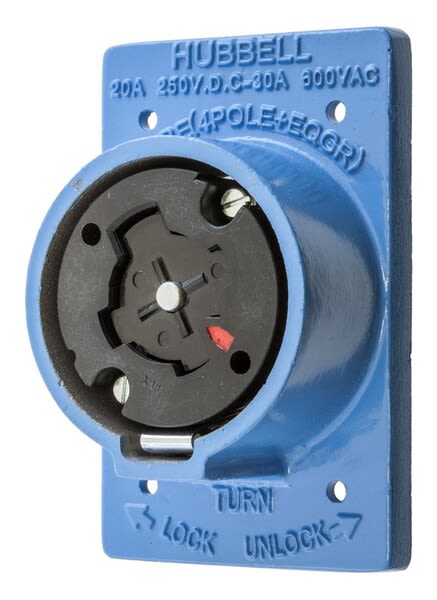 Hubbell HBL25403 Hubbellock Receptacle Product Image
