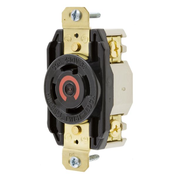 Hubbell HBL2730  Flush Receptacle | Twist-Lock Product Image