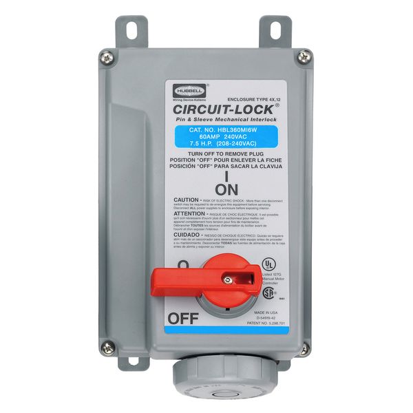 Hubbell HBL360MI6W Control Product Image