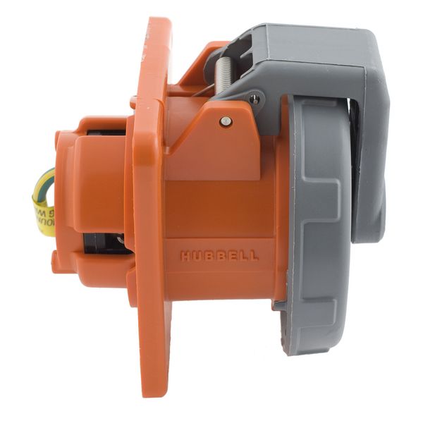 Hubbell HBL4100R12W Pin and Sleeve Receptacle Connector Product Image