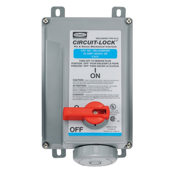 Hubbell HBL420MI9W Control Product Image