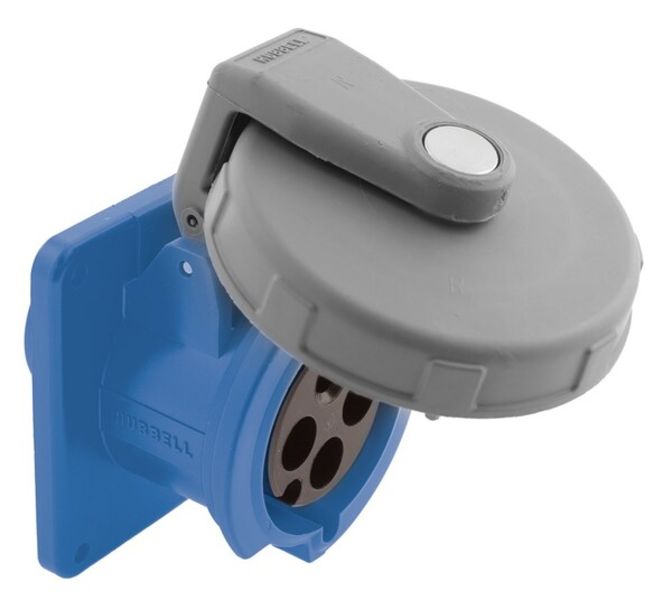 Hubbell HBL420R9W Pin and Sleeve Receptacle Connector Product Image