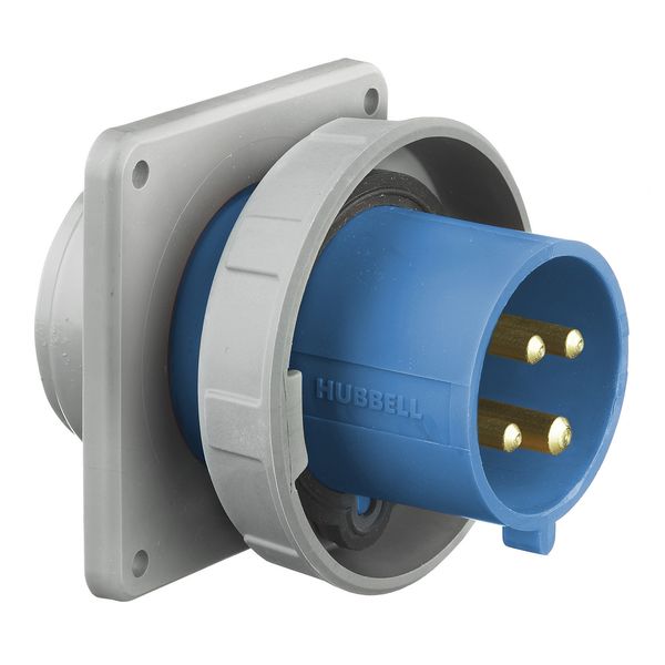 Hubbell HBL460B9W Pin and Sleeve Inlet Connector Product Image