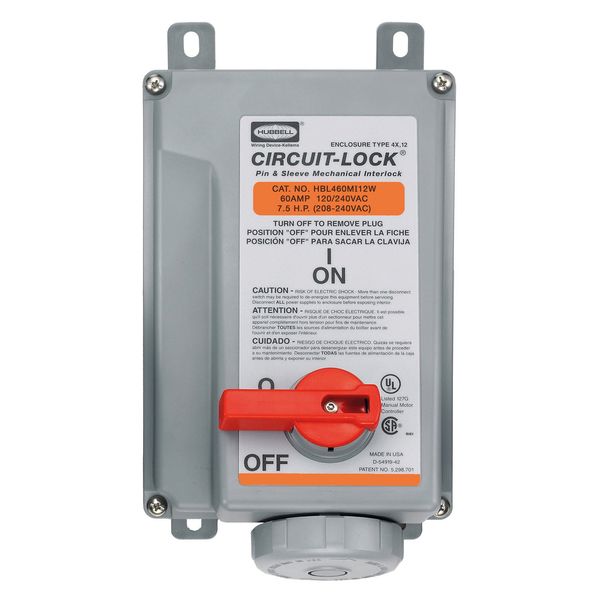 Hubbell HBL460MI12W Control Product Image