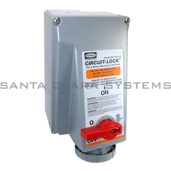 Hubbell HBL460MI12WR Mechanical Interlock | Circuit-Lock Product Image