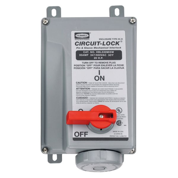 Hubbell HBL530MI5W Control Product Image
