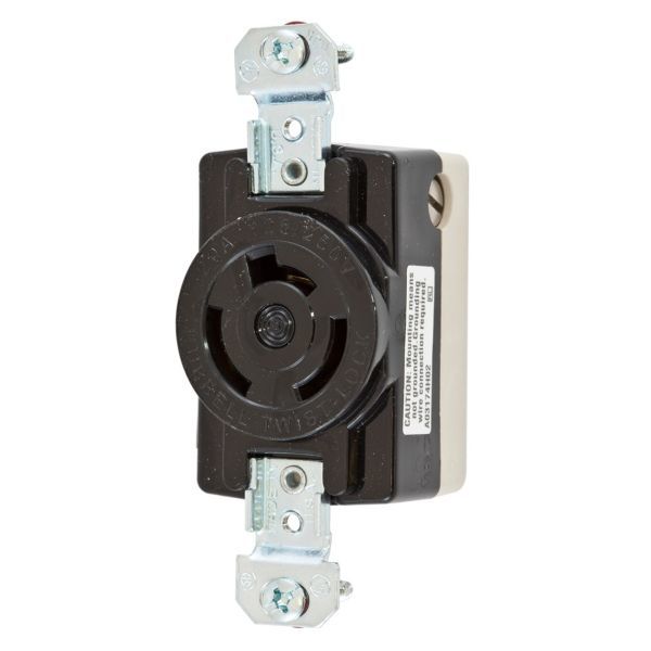 Hubbell HBL7310B Locking Receptacle | Twist-Lock Product Image