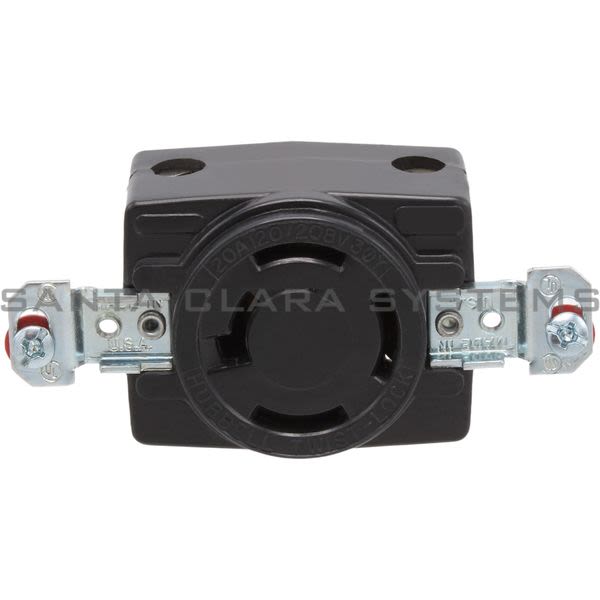 Hubbell HBL7410B Flush Receptacle | Twist-Lock Product Image