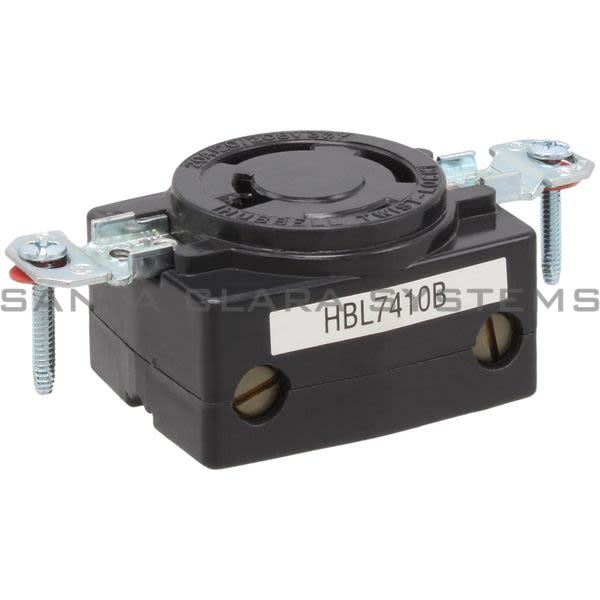 Hubbell HBL7410B Flush Receptacle | Twist-Lock Product Image