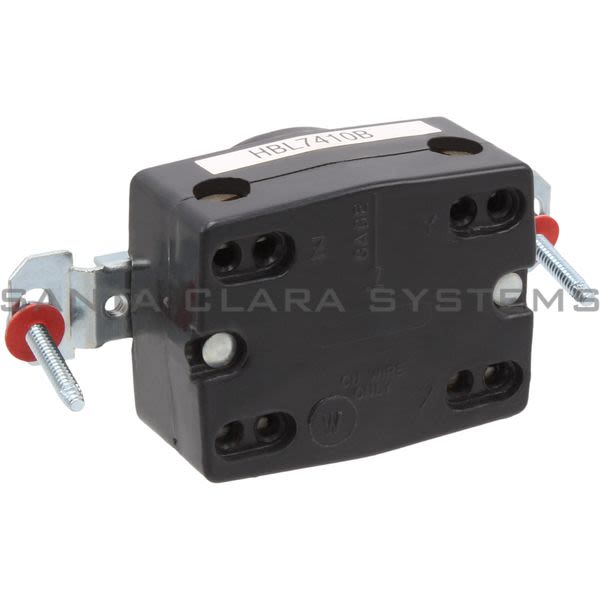 Hubbell HBL7410B Flush Receptacle | Twist-Lock Product Image