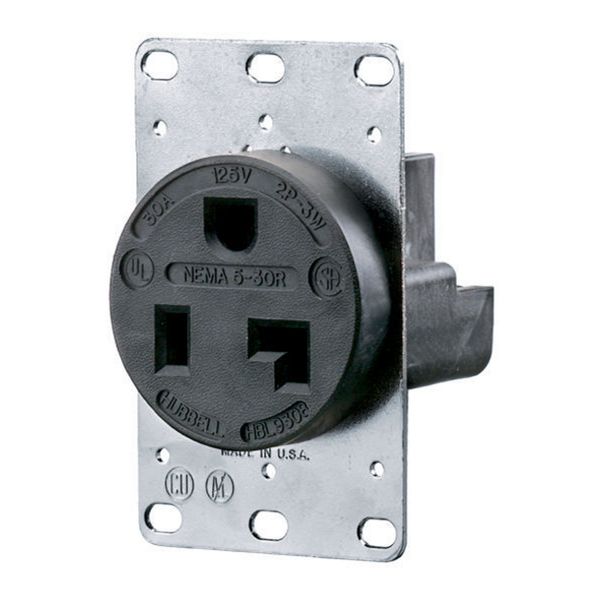 Hubbell HBL9308  Receptacle Assembly Product Image