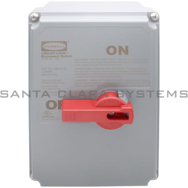 Hubbell HBLDS10 Enclosed Disconnect Switch Product Image