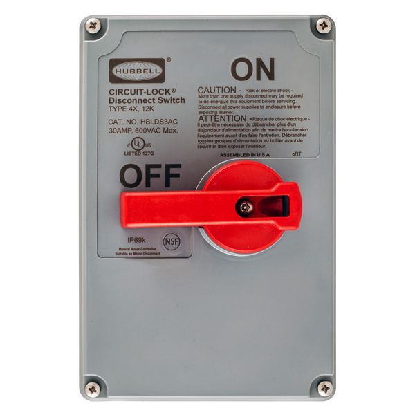 Hubbell HBLDS3RC Replacement Cover Product Image