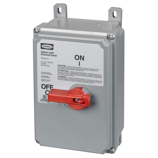 Hubbell HBLDS6 Enclosed Disconnect Switch Product Image