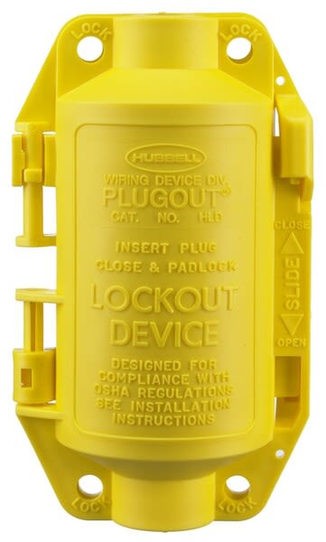 Hubbell HLD Lockout Safety Device | PLUGOUT Product Image