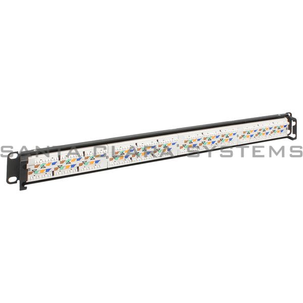 Hubbell HP624 Patch Panel, Cat 6A, 24 Port Product Image