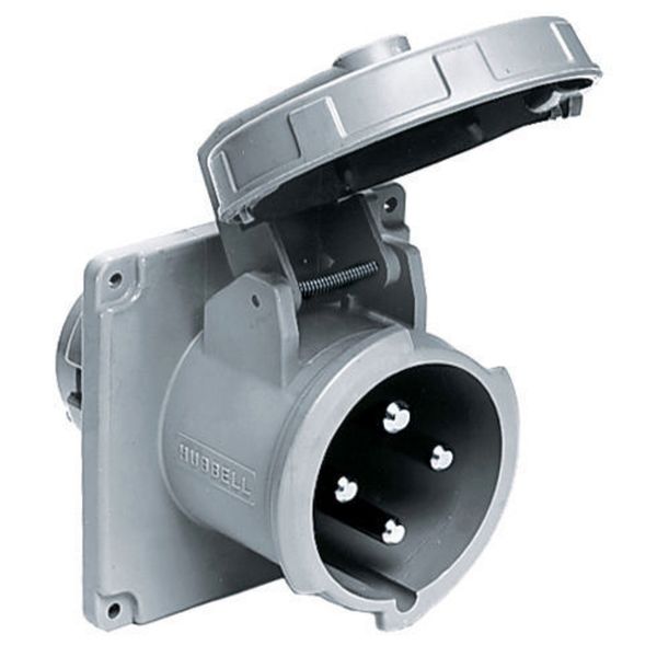 Hubbell M4100B12R Marine Grade Pin and Sleeve Inlet Product Image