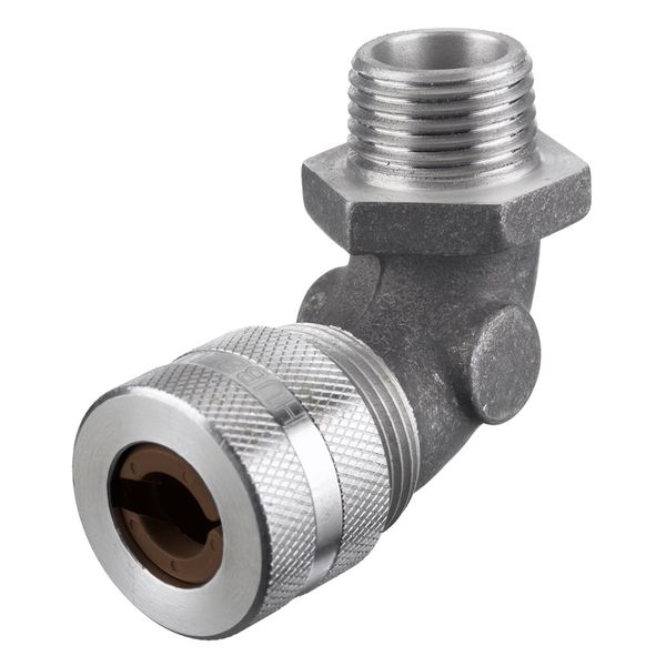 Hubbell NHC1024 Cord Connector | Aluminum 1/2&quot; Product Image