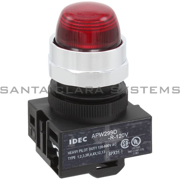 Idec APW299D-R-120V Pilot Light | Red Product Image