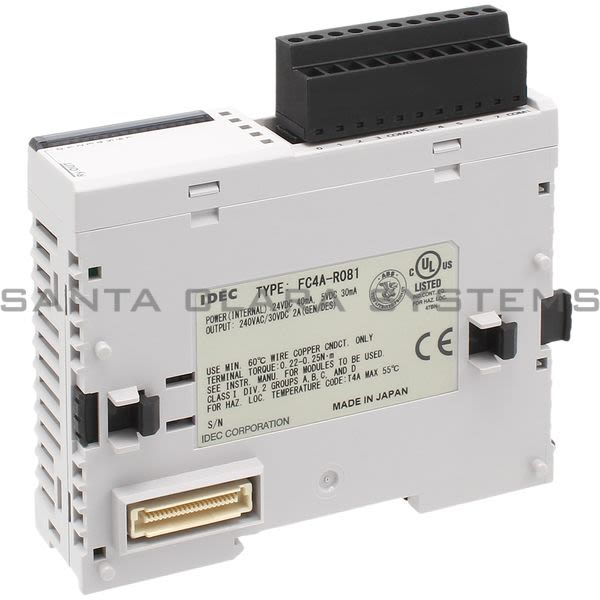 Idec FC4A-R081 Relay Module Product Image