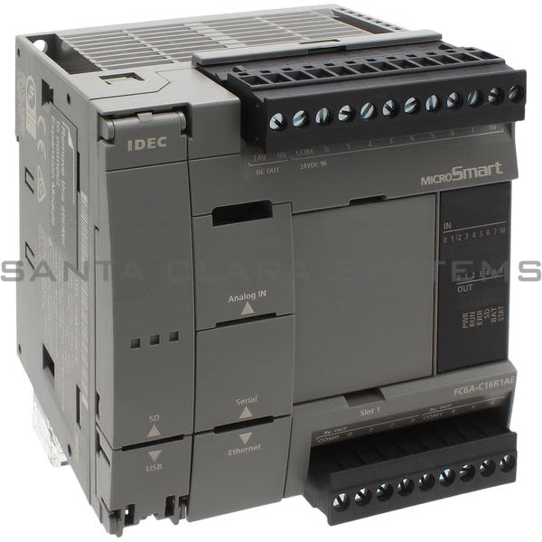 Idec FC6A-C16R1AE 16IO CPU 100-240VAC Relay Product Image